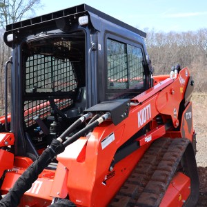 Hydraulic coupler guard for Kioti Skid Steer TL750 Flow+